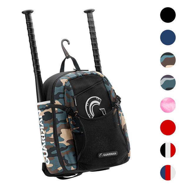 Guardian Baseball Rookie Youth Baseball Bat Bag - Boys or Girls (Army Camo)