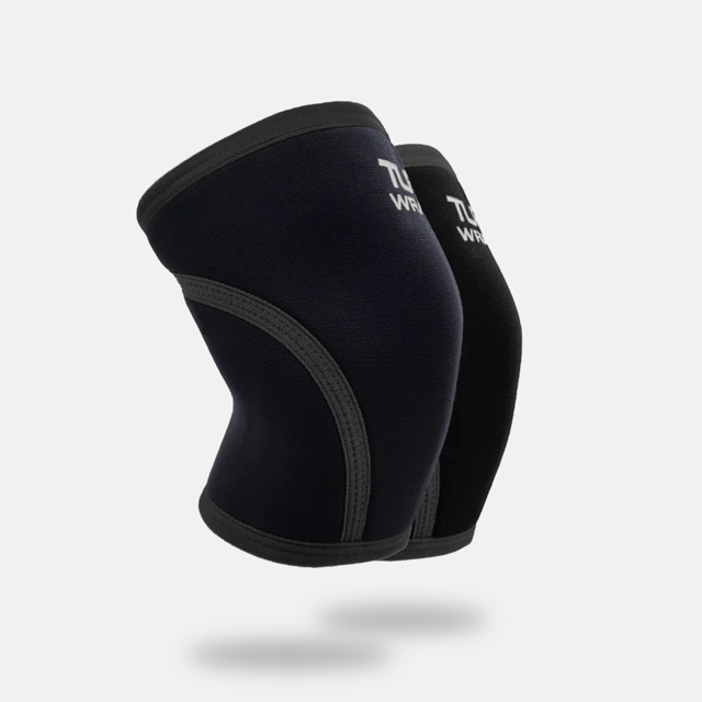 TUFF 7mm X-Training Knee Sleeves (All Black)