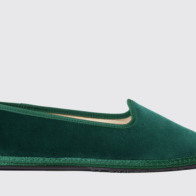 Scarosso Slippers Valentina Verde Velluto Velvet