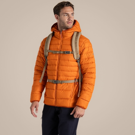 Men's Compresslite IX Hooded Insulating Jacket Papaya Orange