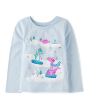 Girls Rodeo Girl Graphic Tee - Blue