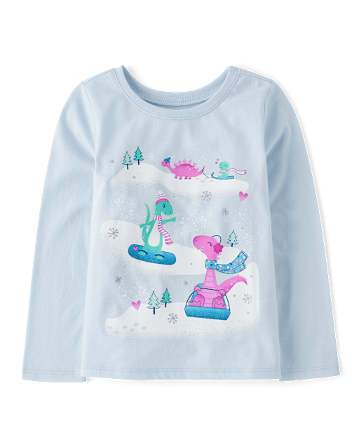 Girls Rodeo Girl Graphic Tee - Blue