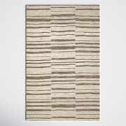 Gertie Striped Natural/Taupe Area Rug