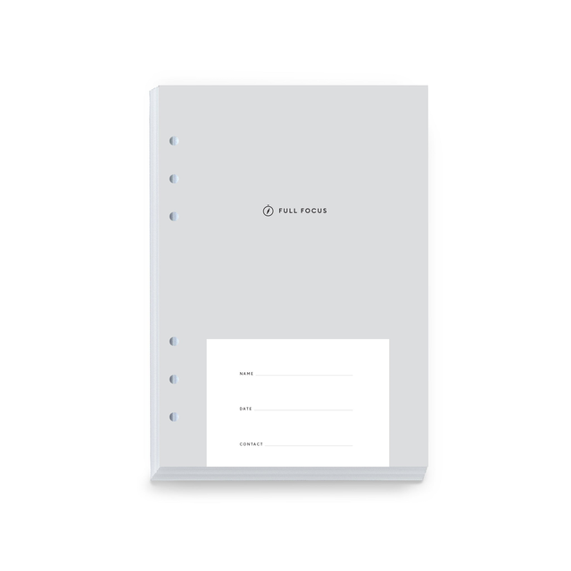 Full Focus Planner - Loose Leaf Inserts - 3-Month Pack