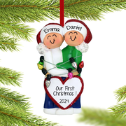 Personalized Christmas Couple Christmas Ornament