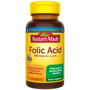 Folic Acid 400 mcg Tablets