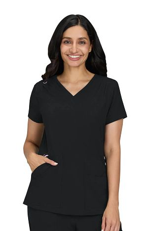 Solis x koi Sari Women's 4-Pocket Scrub Top