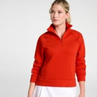 CALIA Women's Golf Pique Soft Scuba 1/4 Zip Pullover