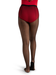 Professional Rhinestone Fishnet Tight