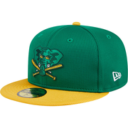 MLB Oakland Athletics New Era 2025 Batting Practice 59FIFTY Fitted Hat - Green