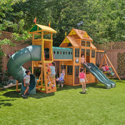 Bear Cave Lodge Swing Set / Playset