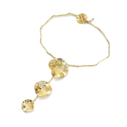 Serenity 20K Cactus Flower Drop Necklace