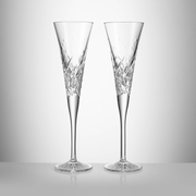 Wishes Happy Celebrations Toasting Flute, 4.5oz, Set of 2