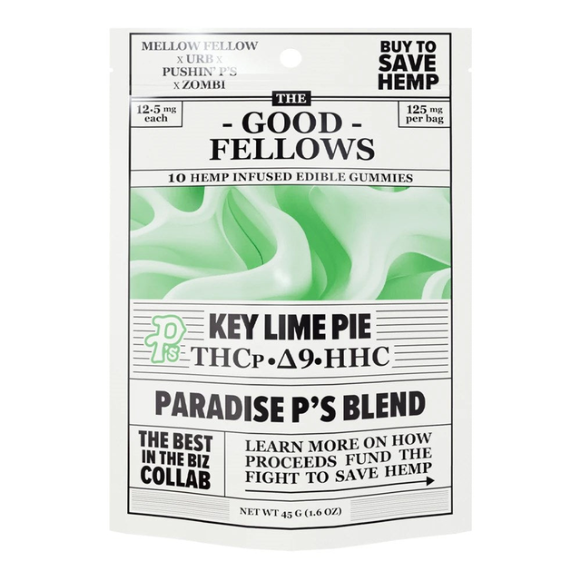 The Good Fellows: Paradise P's Key Lime Pie 125mg Gummies