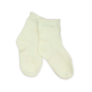 Openwork Ankle Sock (Milk)
