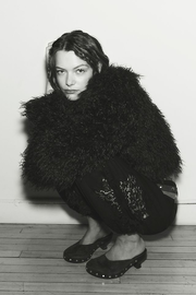 By Anthropologie Faux Fur Jacket