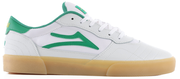 Cambridge - White/Green Leather