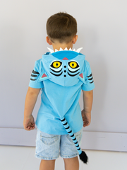 PREORDER - Blue Tiger Hooded Tee