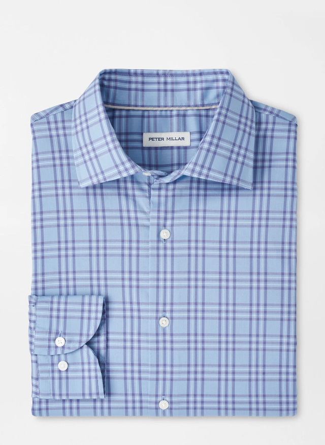 Brevard Crown Lite Cotton-Stretch Sport Shirt