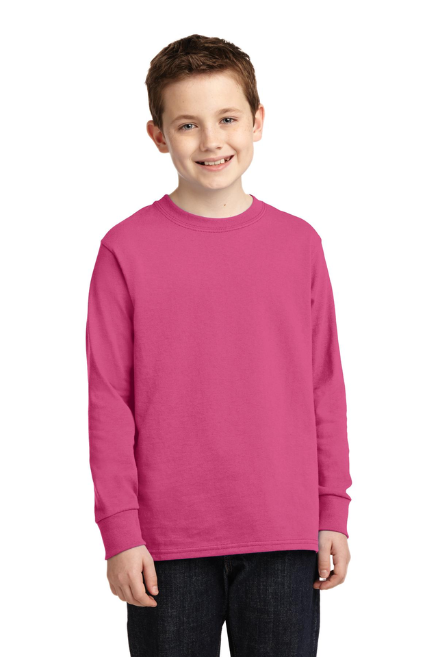 Port & Company PC54YLS Youth Long Sleeve Core Cotton Tee