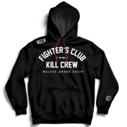 FIGHTER'S CLUB HOODIE - BLACK