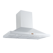 Wall Mounted Range Hood, Convertible to Ductless, 600/1200 CFM, Stainless Steel Finish, Black Finish | Proline PLFW 520