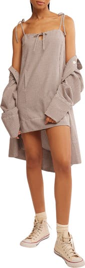 94 Baggy Mid Thigh Denim Shorts