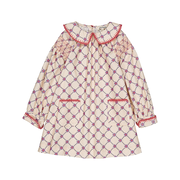 Martha Corduroy Dress, Floral Check