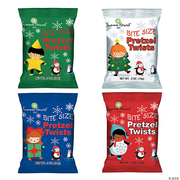 24 oz. Summer Harvest<sup>®</sup> Christmas Bags of Bite Size Pretzel Twists - 48 Pc.