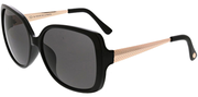 Oscar By Oscar de la Renta Squared Butterfly w/ Engraved Metal Temples