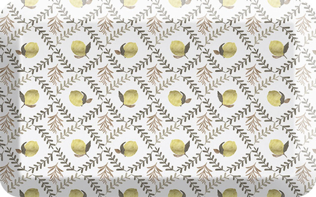 Designer Comfort Mat Lemon Lattice