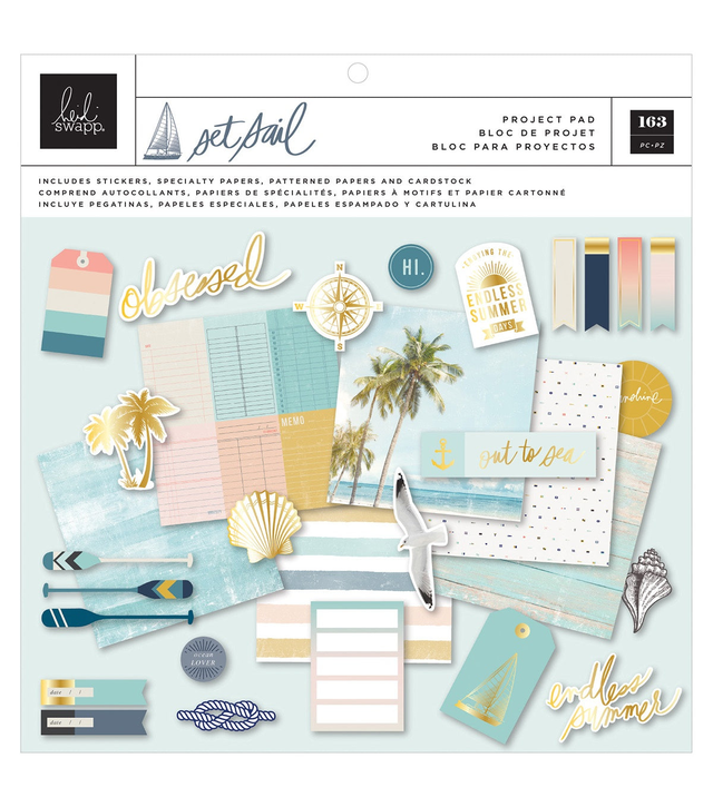 Heidi Swapp Set Sail Project Pad 12x12"