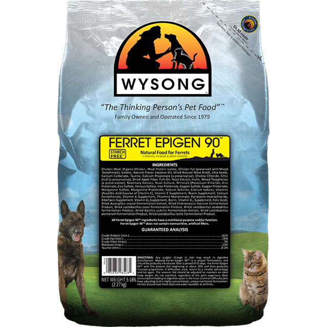 Ferret Epigen 90™ Starch Free™ & High Protein Ferret Food | Wysong