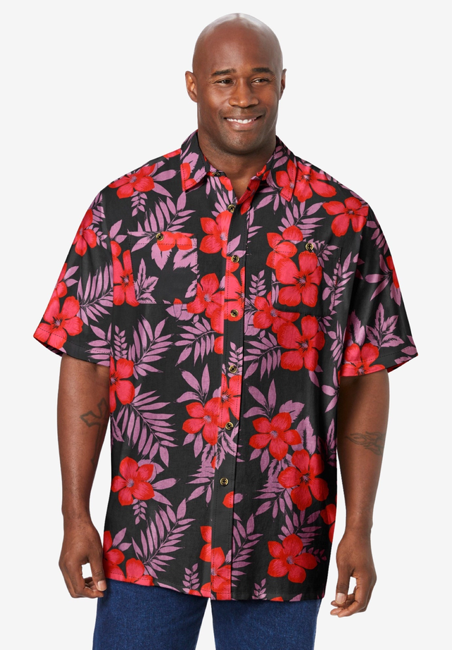 Short-Sleeve Linen Shirt