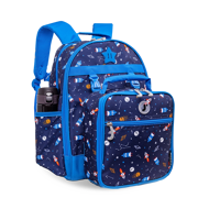 Duet Kids Backpack & Detachable Lunch Box Set in Spaceship