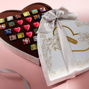 Valentine's • 25pc Chocolate Ganache Heart Box