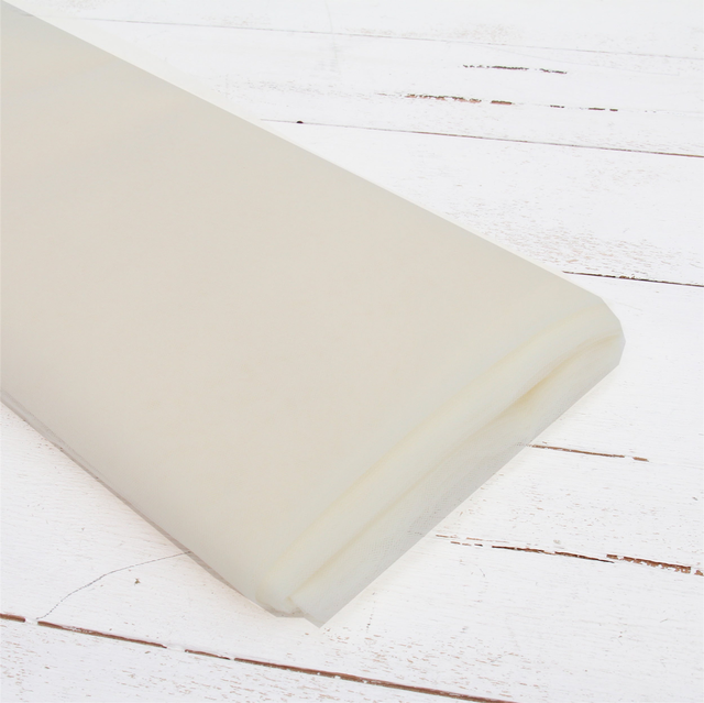 Premium Soft Tulle Fabric - 20 Yards by 54" Wide - Ivory