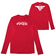 Atlanta FaZe Signature Logo Red Long Sleeve T-Shirt