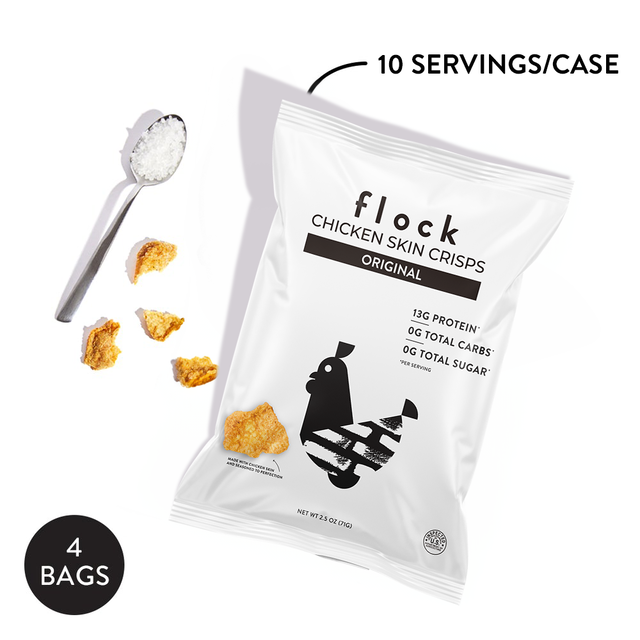 XL Flock Chicken Skin Crisps (2.5 OZ Bags)