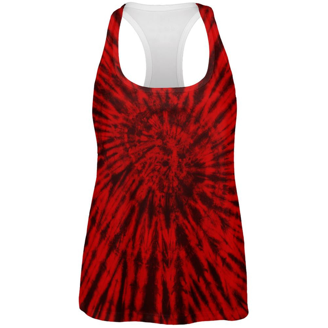 Metal Head Tie Dye All Over Womens Work Out Tank Top