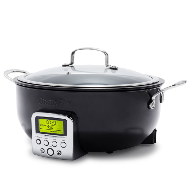 Elite 6-Quart Essential Smart Skillet | Black