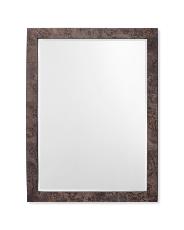 Chandler Rectangle Mirror - Charcoal