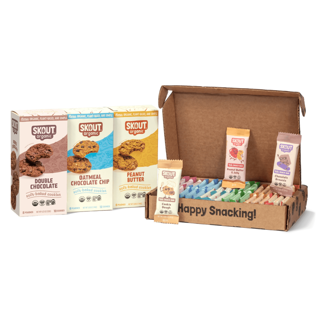 Skout Organic Soft Baked Cookie and Kids Bar Bundle