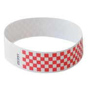 3/4" Tyvek Wristbands Pre-Printed Designs