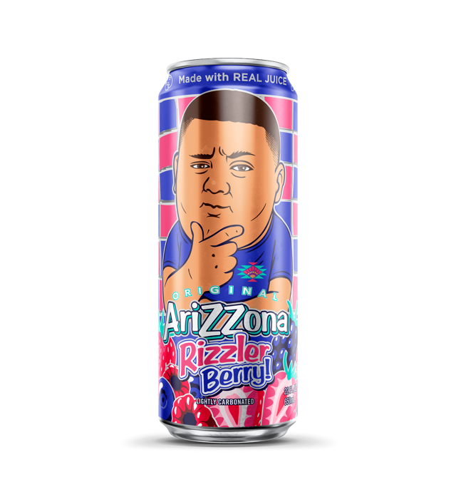 Rizzler Berry Sparkling Juice Cocktail | 22 oz. Big Can / 12-pack
