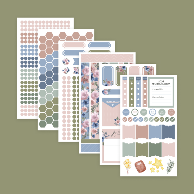 Prosperity Stickers By The Sheet