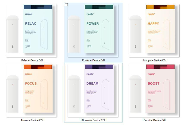 Ripple+ MAX 1,000 Puffs- Various