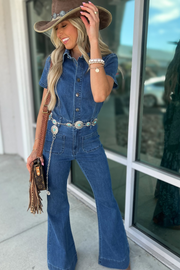 (PREORDER) KANCAN Southern Charm Denim Jumpsuit