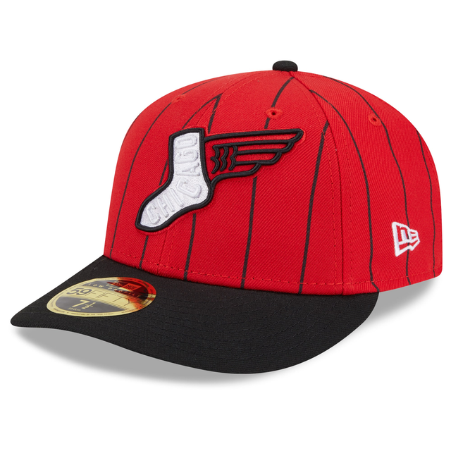 Men's Chicago White Sox New Era Red/Black 2025 City Connect Low Profile 59FIFTY Fitted Hat