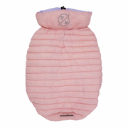 Rufus & Rosie Pink Reversable Puffer Jacket, Extra Small Dog Coat